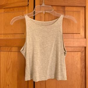 ✨ American Apparel oatmeal crop top